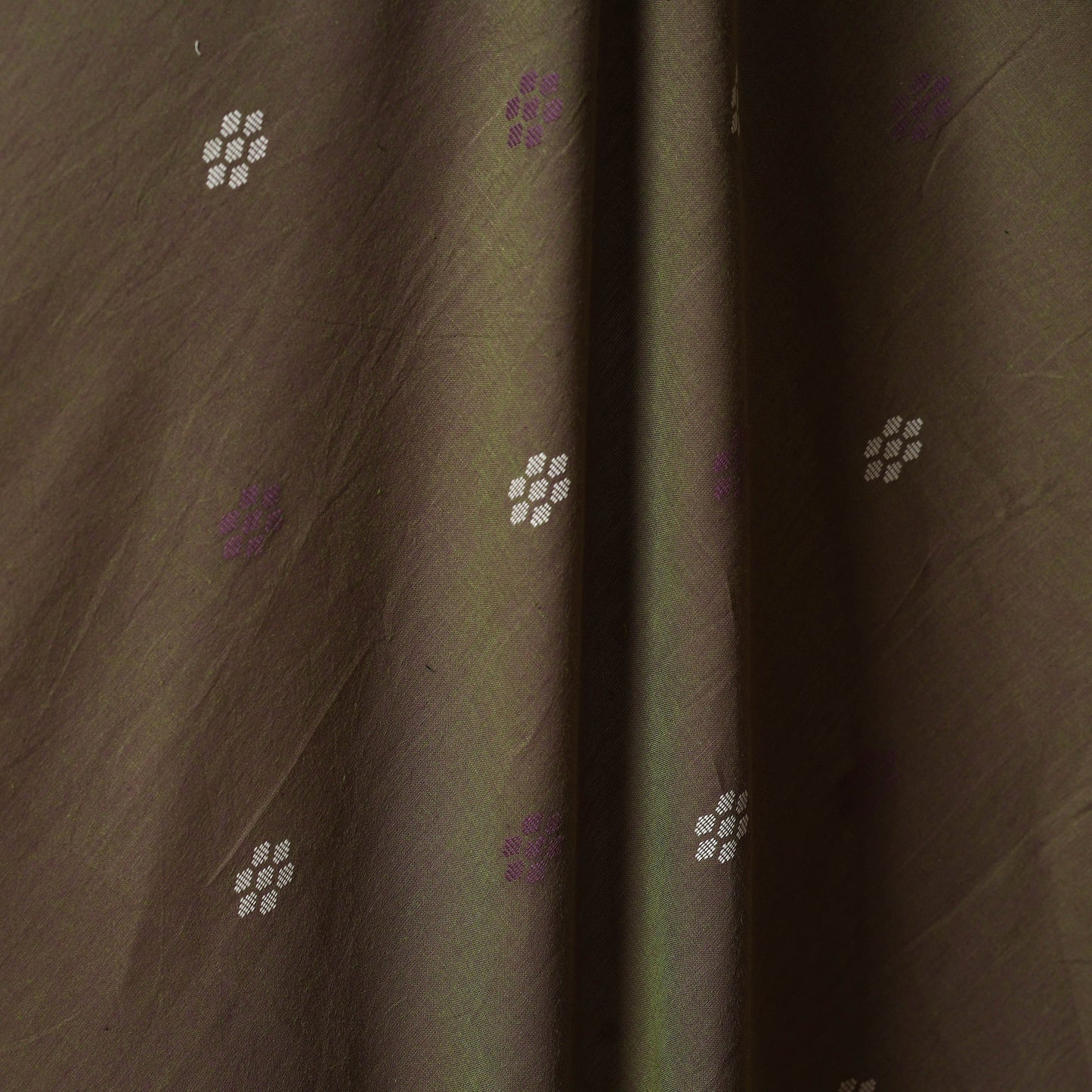 Green - prewashed cotton jacquard weave fabric 33