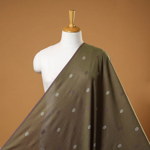 Green - prewashed cotton jacquard weave fabric 33