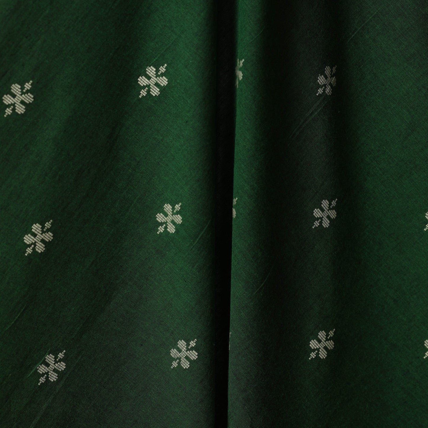 Green - prewashed cotton jacquard weave fabric 34