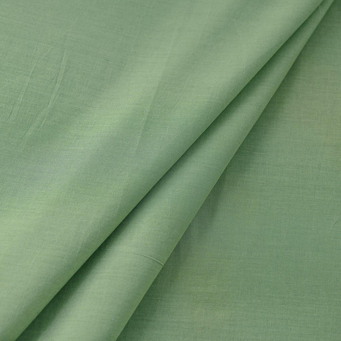  Green Prewashed Cotton Plain Fabric