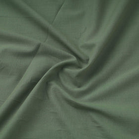 Green Prewashed Cotton Plain Fabric