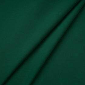 Green Prewashed Cotton Plain Fabric