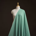Green - prewashed dyed cotton plain fabric 56 - handcrafted
