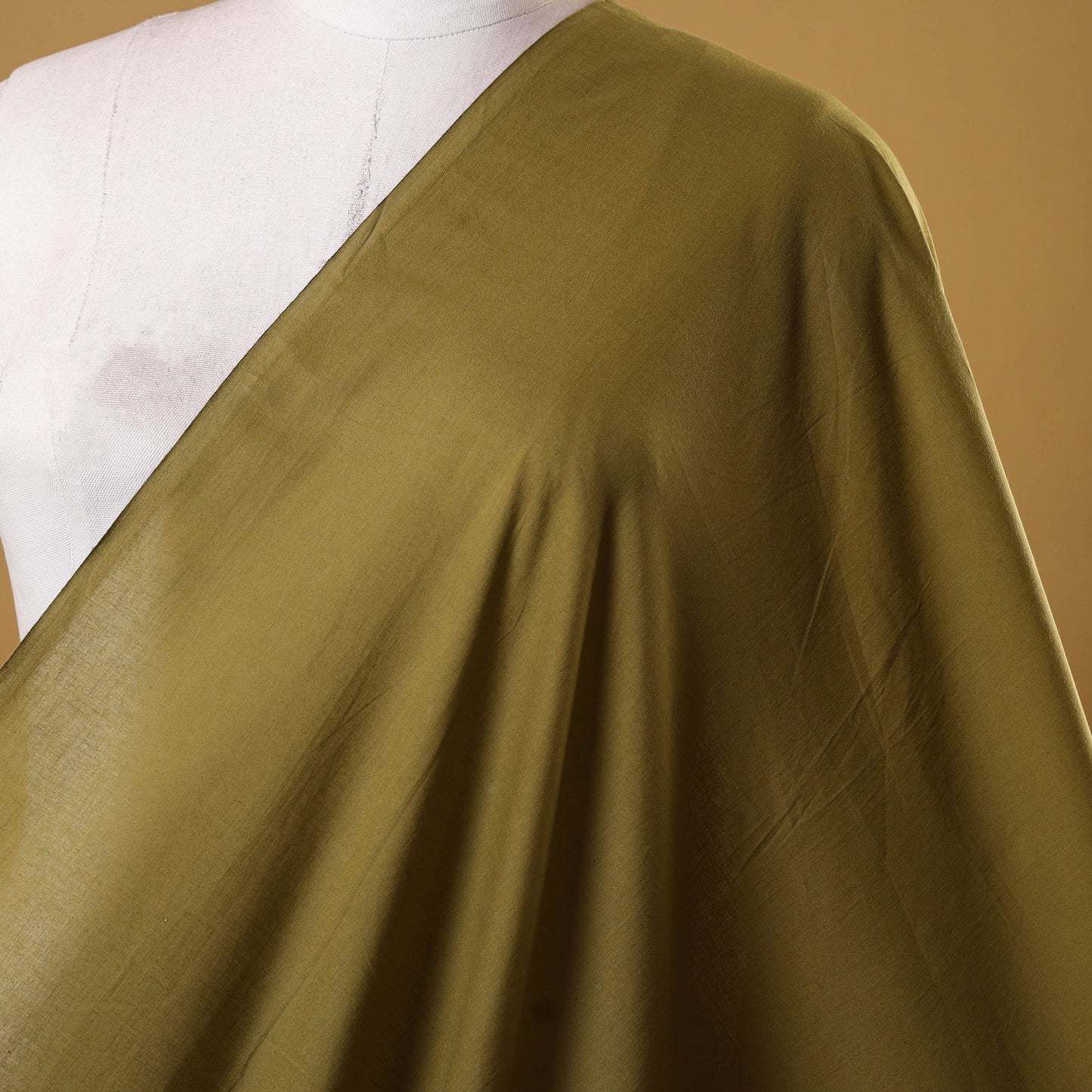 Green - prewashed plain cotton fabric 11 - handcrafted