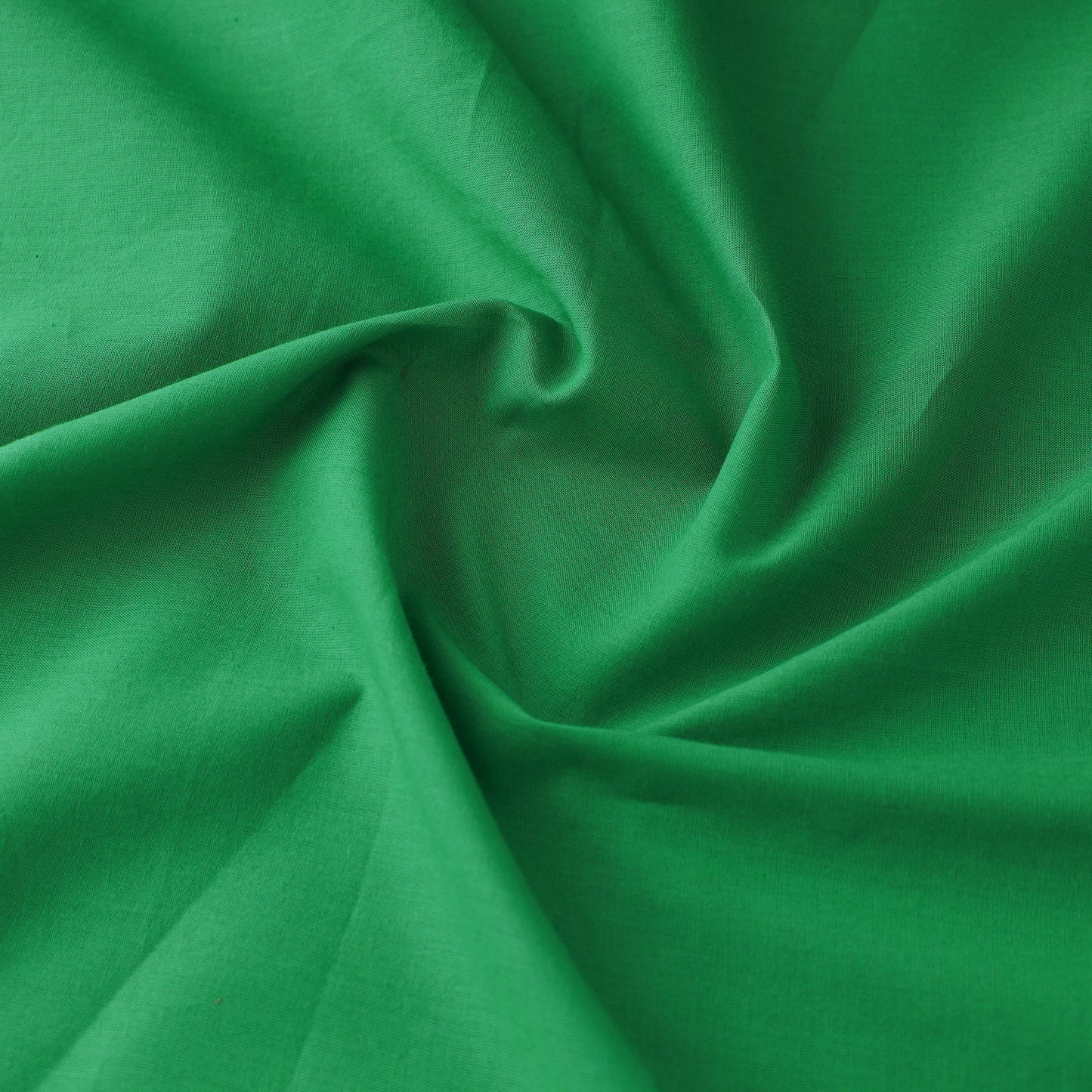 Green - prewashed plain dyed cotton fabric 59 - handcrafted