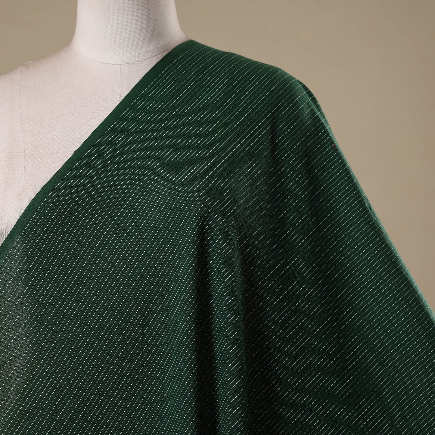 Prewashed running stitch cotton fabric 49 - handcrafted