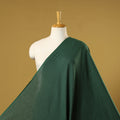 Green - prewashed running stitch cotton plain fabric 01
