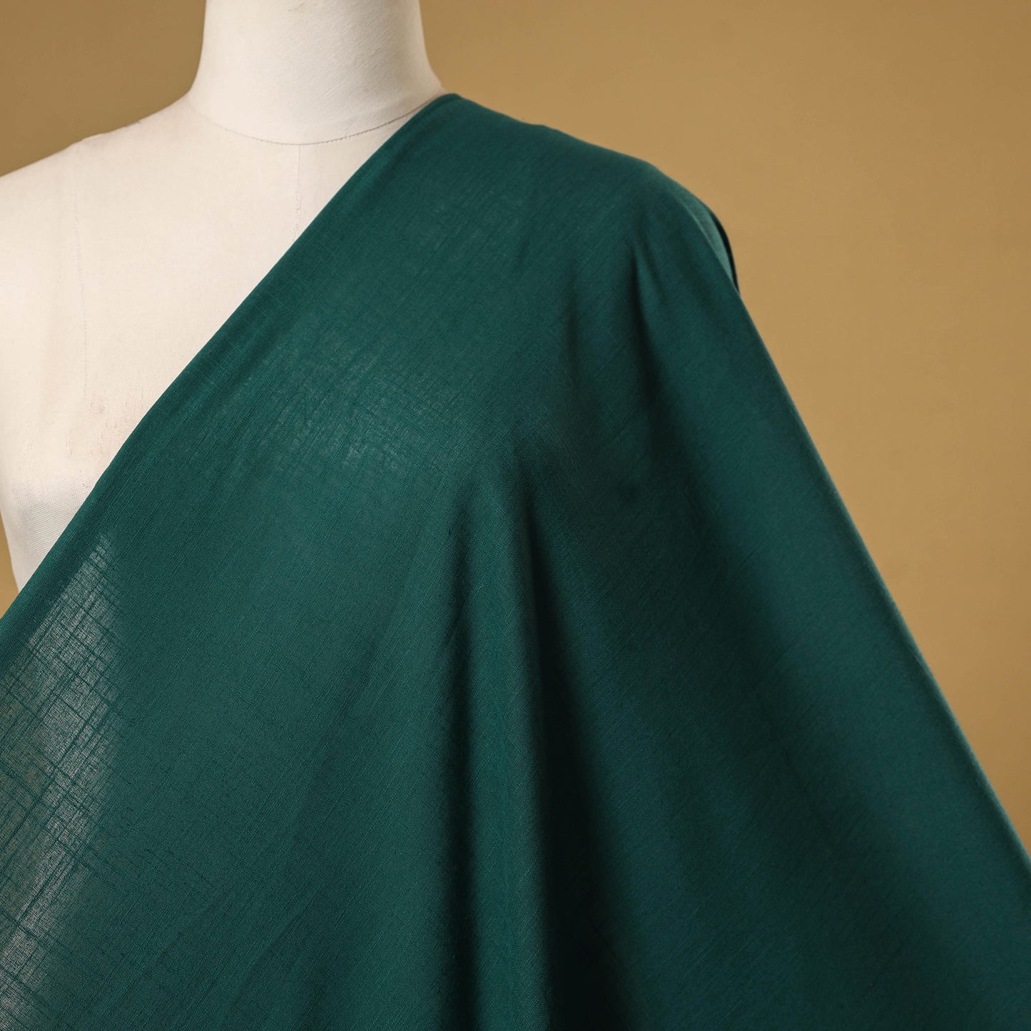 Prewashed slub cotton plain fabric 02 - handcrafted