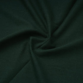 Green Prewashed Slub Cotton Plain Fabric