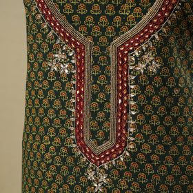 ajrakh kurta material