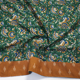 Green - Block Printed Cotton Bagru Blouse Piece 10