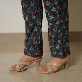 Green - Block Printed Cotton Bagru Co-Ord Set 10