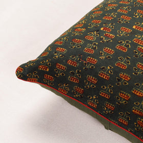  Ajrakh Block Printed Cotton Cushion Cover 