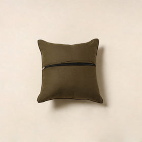 Green - kalamkari printed cotton cushion cover 119
