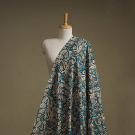Printed cotton kalamkari fabric 04 - handcrafted