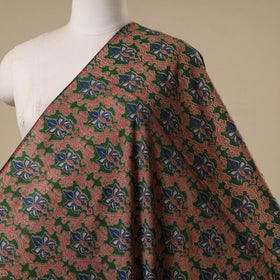 Printed cotton kalamkari fabric 10 - handcrafted