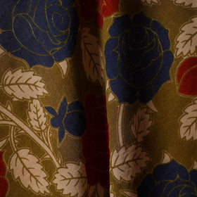 Printed cotton kalamkari fabric 44 - handcrafted