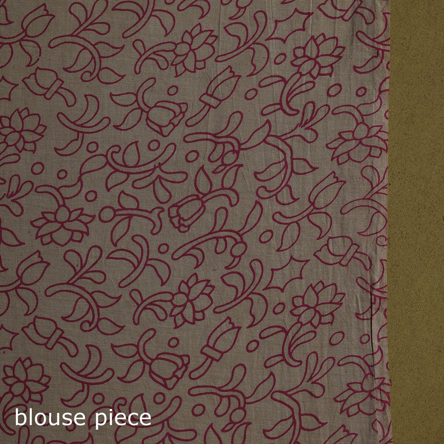 Printed cotton nellore kalamkari saree 10 - handcrafted