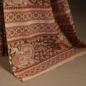 Green - printed cotton nellore kalamkari saree 31