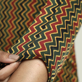  Ajrakh Block Printed Modal Silk Kurta with Palazzo Set 