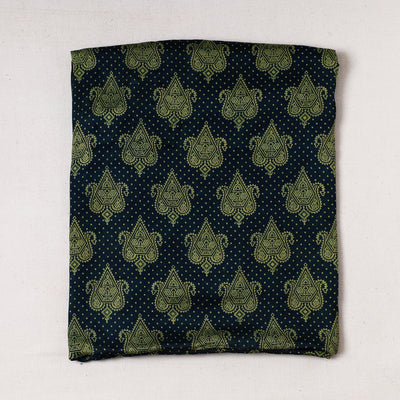  Ajrakh Block Printed Modal Silk Precut fabric 