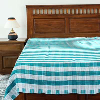 Buy Pure Cotton Mangalgiri Single Bedcover Online at iTokri.com