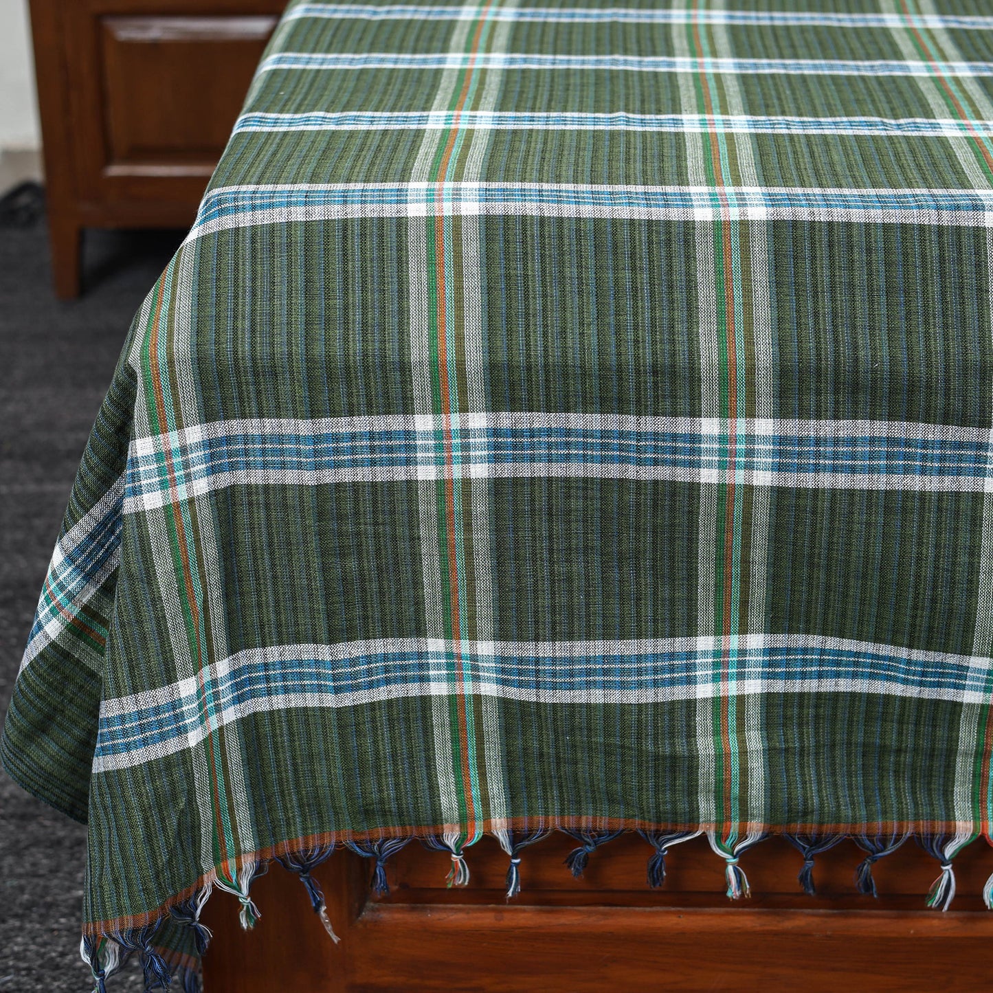 Buy Pure Handloom Double Cotton Bed Sheet 