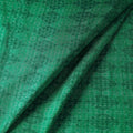 Green - pure handloom raw silk pochampally ikat fabric 03