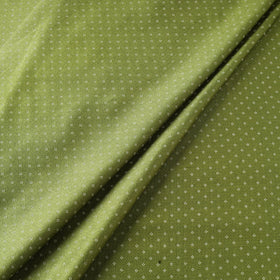 Green - pure handloom silk cotton mashru fabric (width - 22