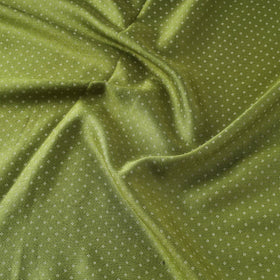 Green - pure handloom silk cotton mashru fabric (width - 22