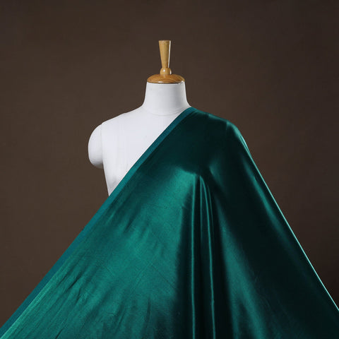 Green - pure mashru silk plain fabric (width - 46 in) 06