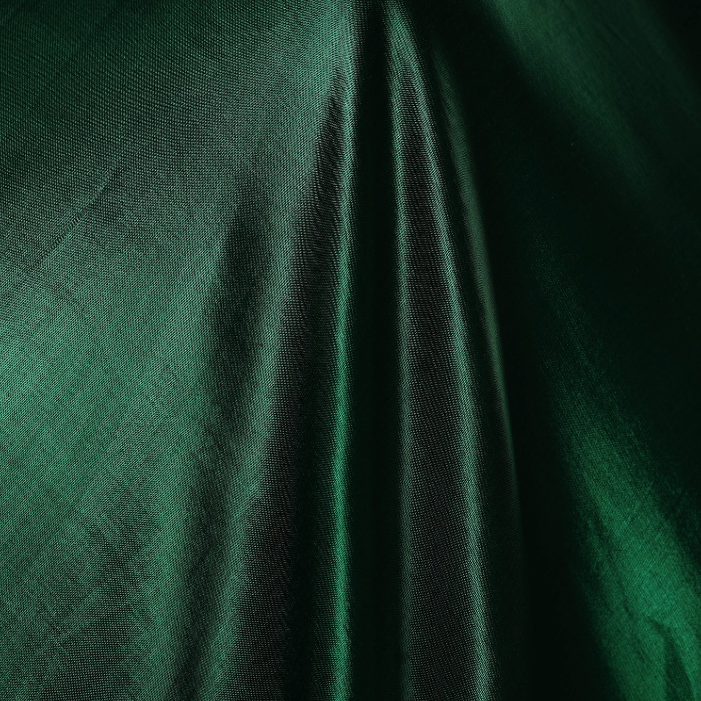 Green - pure mashru silk plain fabric (width - 46 in) 07