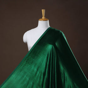 Green - pure mashru silk plain fabric (width - 46 in) 07