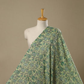 Pure mul cotton hand sanganeri fabric 01 - handcrafted