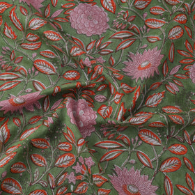 Pure mul cotton hand sanganeri fabric 18 - handcrafted