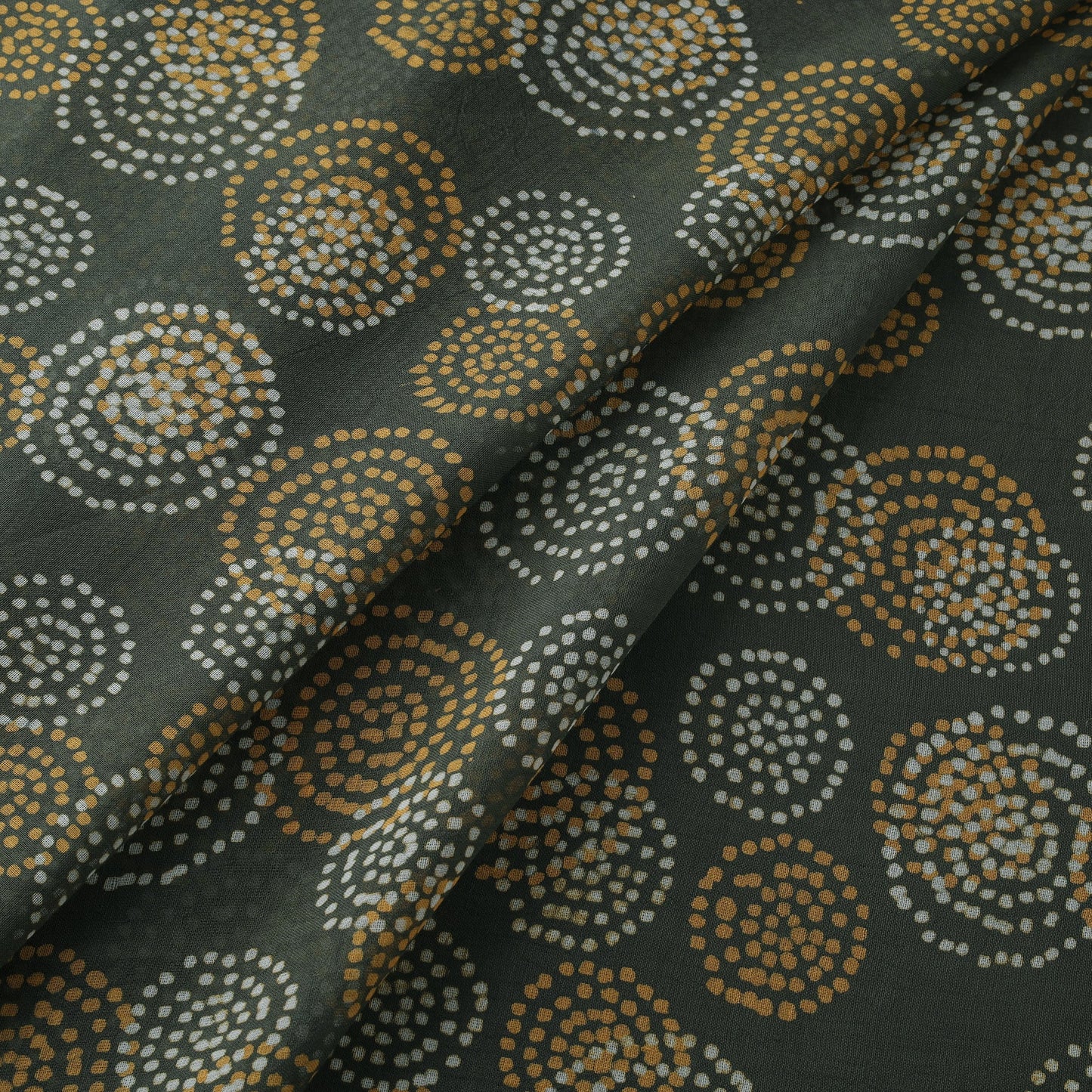 Pure mul cotton kutch hand block batik print fabric 01
