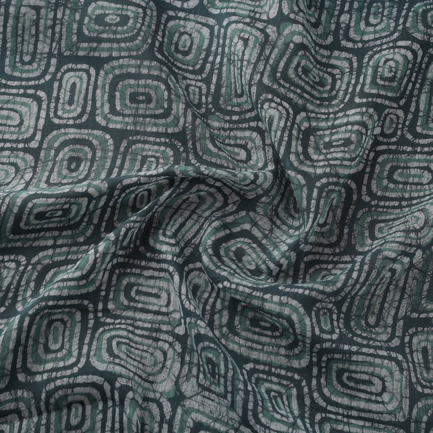 Pure mul cotton kutch hand batik fabric 02 - handcrafted