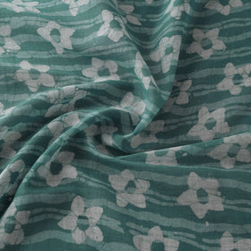 Pure mul cotton kutch hand block batik print fabric 09