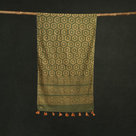 Pure mul cotton kutch hand block batik print stole