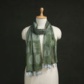 Pure mul cotton kutch hand block batik print stole