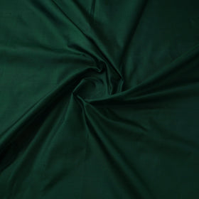Green - pure silk plain fabric 03 - handcrafted