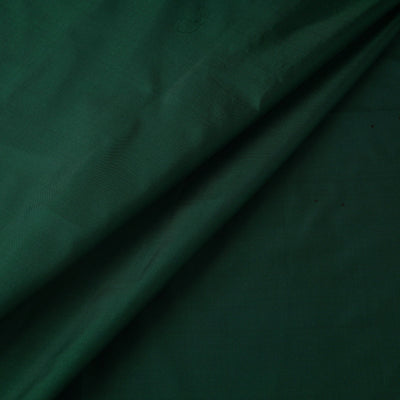 Green - pure silk plain fabric 03 - handcrafted
