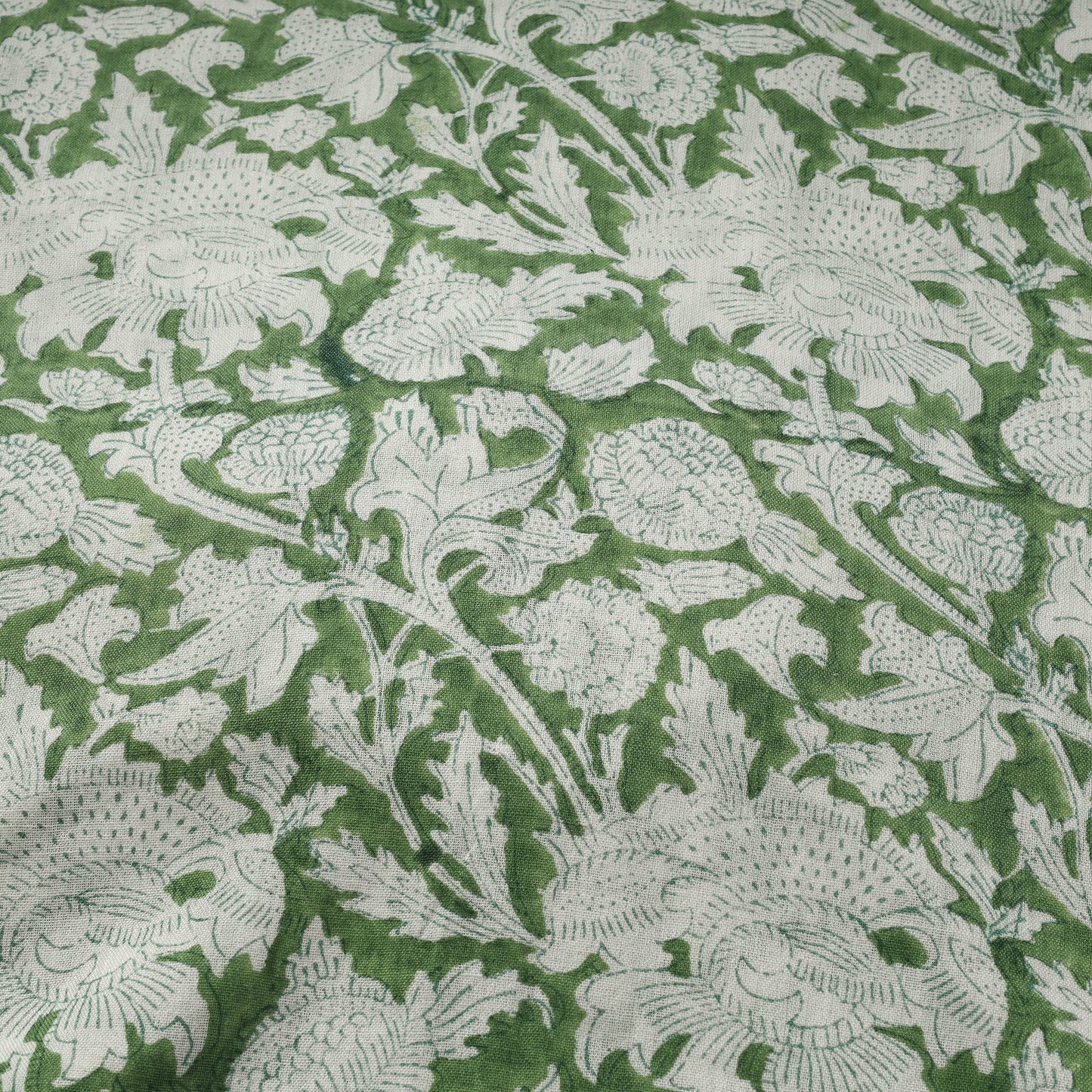 Discover Hand Block Sanganeri Print Wool Fabric Online