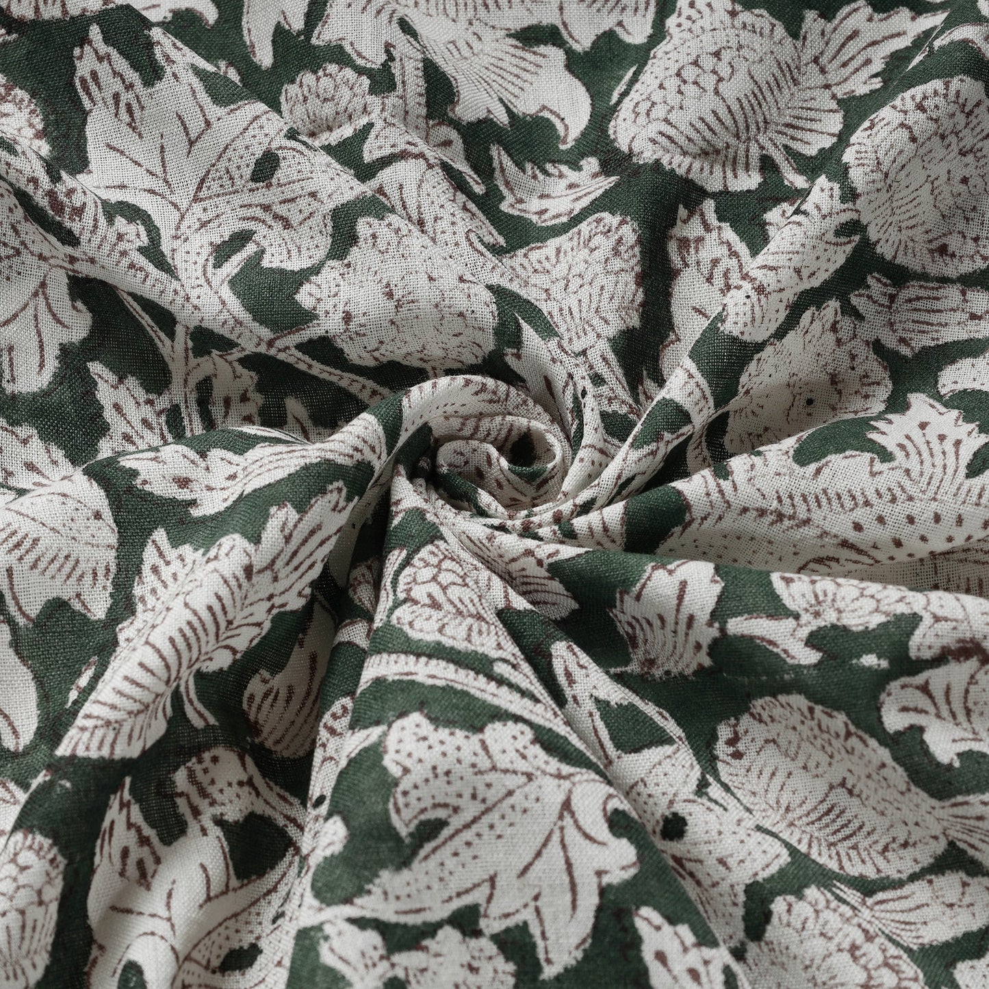 Discover Hand Block Sanganeri Print Wool Fabric Online