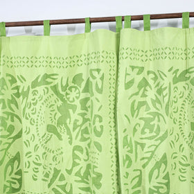 Applique Cutwork Door Curtain