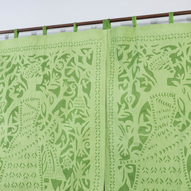 Applique Cutwork Window Curtain