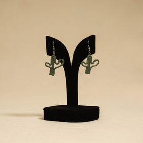 Quirklets handpainted clay earrings 66 - handcrafted