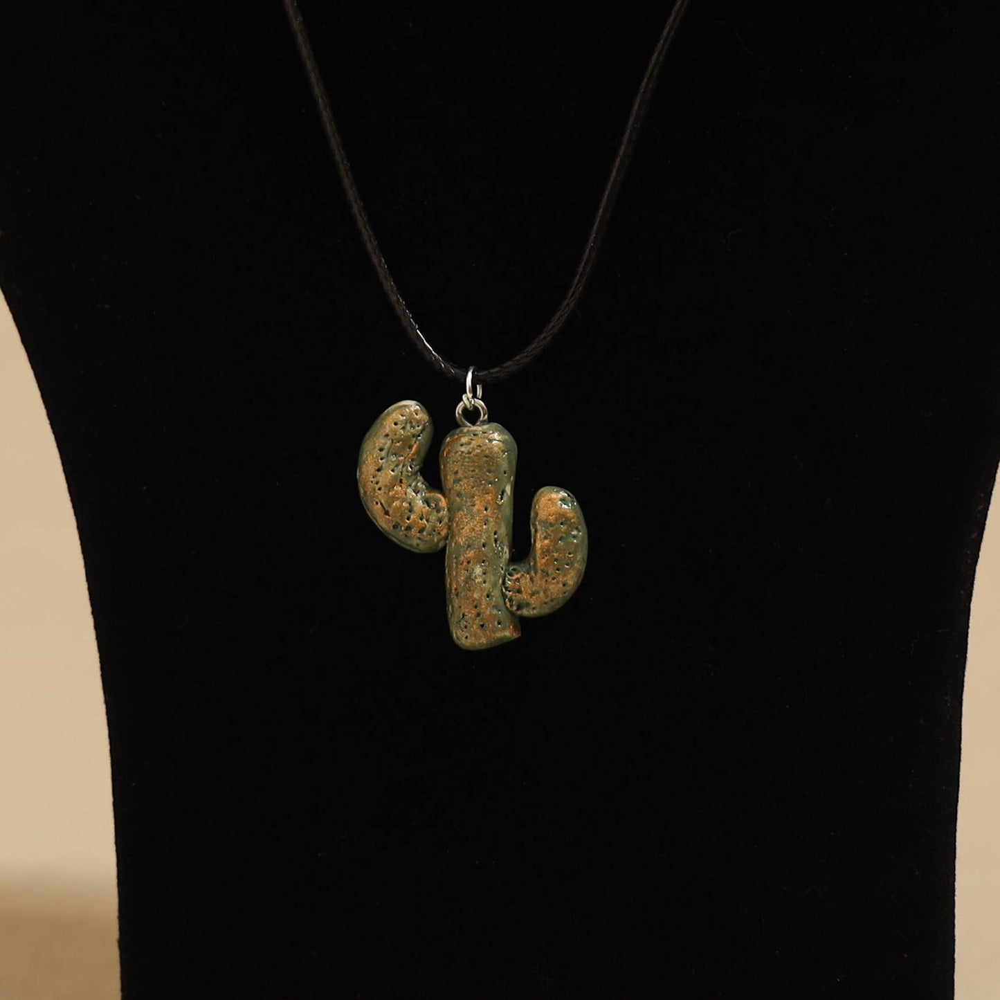 Quirklets handpainted clay pendant necklace 34 - handcrafted