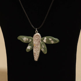 Quirklets handpainted clay pendant necklace 30 - handcrafted