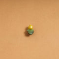 Green - quirklets handpainted clay nimboo-mirchi fridge